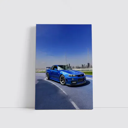 Nissan Skyline GT-R R34 Blue City