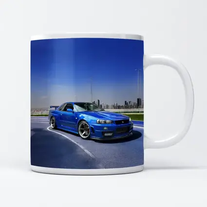 Nissan Skyline GT-R R34 Blue City