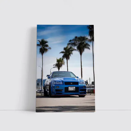 Nissan Skyline GT-R R34 Blue City