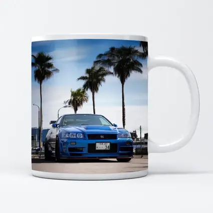 Nissan Skyline GT-R R34 Blue City