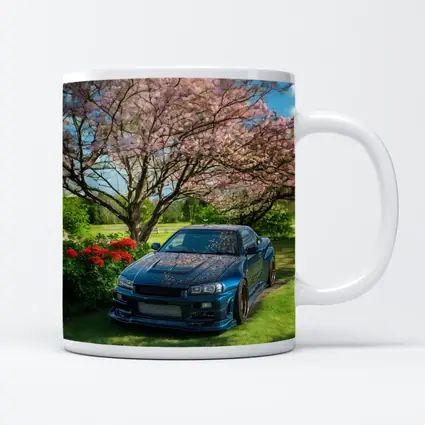Nissan Skyline GT-R R34 Cherry Blossom Garden