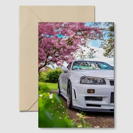 Nissan Skyline GT-R R34 Cherry Blossom Garden
