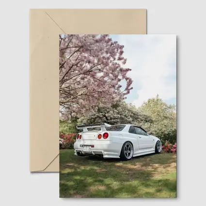 Nissan Skyline GT-R R34 Cherry Blossom Garden