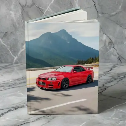 Nissan Skyline GT-R R34 Red Mountain Road