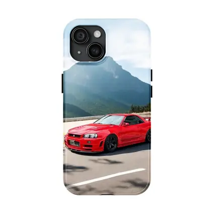 Nissan Skyline GT-R R34 Red Mountain Road