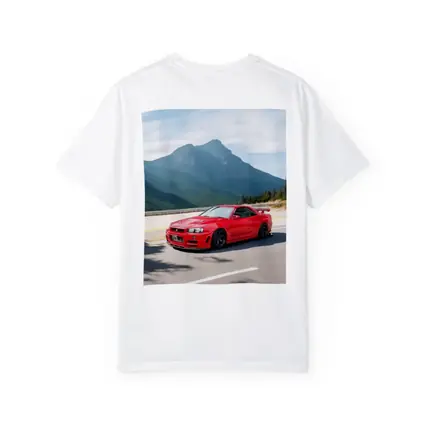 Nissan Skyline GT-R R34 Red Mountain Road