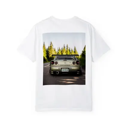 Nissan Skyline GTR R34 Forest Road Rear