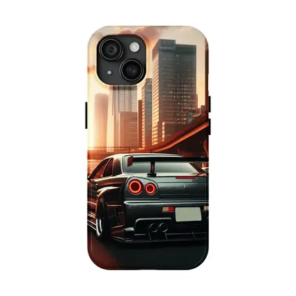 Nissan Skyline GT R City Sunset Drive