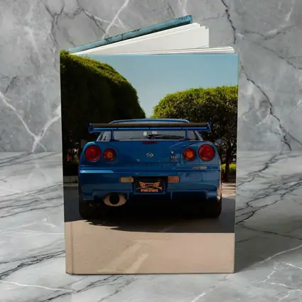 Nissan Skyline GT-R R34 Blue City Street