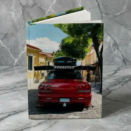 Nissan Skyline GT-R R34 Red Street Scene
