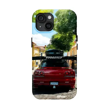 Nissan Skyline GT-R R34 Red Street Scene