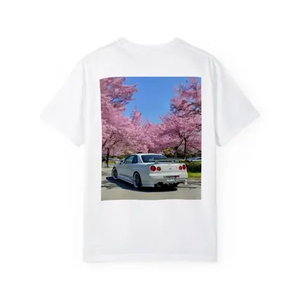 Nissan Skyline GT-R R34 Cherry Blossoms Japan
