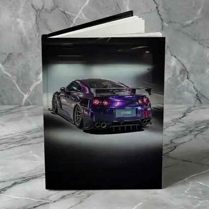Nissan GTR Purple Wide Body Dark Garage
