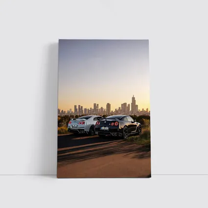 Nissan GT-R Duo City Skyline Sunset