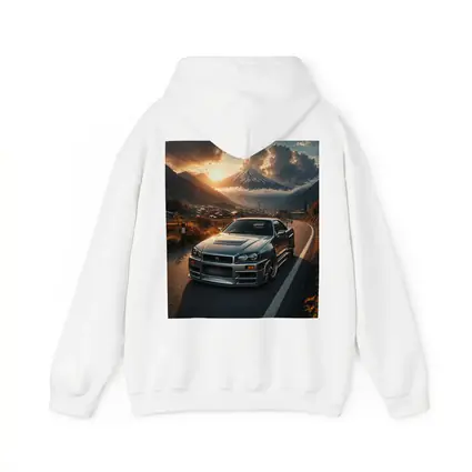 Nissan Skyline GT-R Mount Fuji Sunset