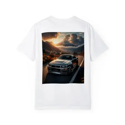 Nissan Skyline GT-R Mount Fuji Sunset