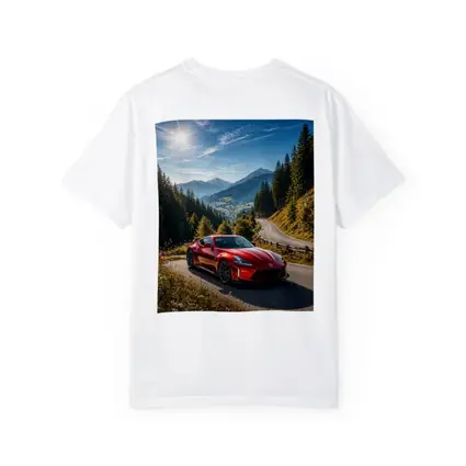 Nissan Z Red Sports Car Mountain Road