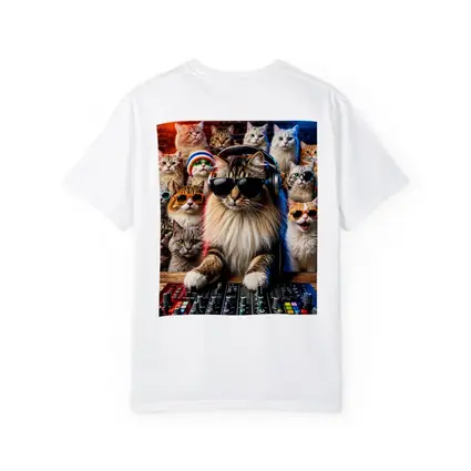 Norwegian Forest Cat DJ Nightclub Party Scene