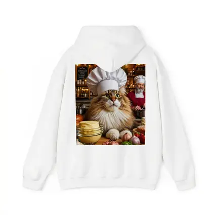 Norwegian Forest Cat Chef Cozy Kitchen