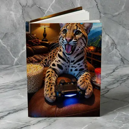 Ocelot Gaming Controller Cozy Living Room