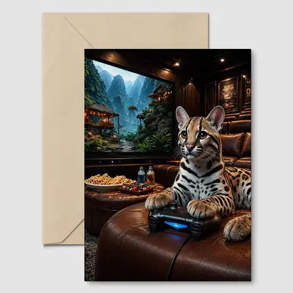 Ocelot Gaming Controller Home Theater Room