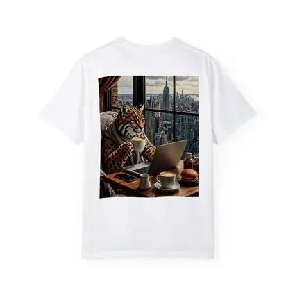 Ocelot Working Laptop New York City View