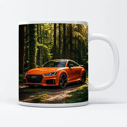 Audi TT RS Orange Forest Sunlight