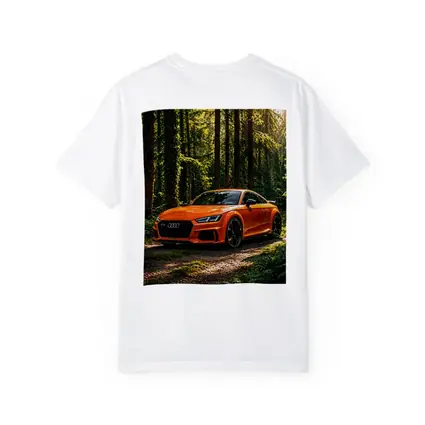 Audi TT RS Orange Forest Sunlight