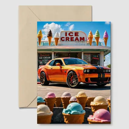 Dodge Challenger SRT Hellcat Ice Cream Shop