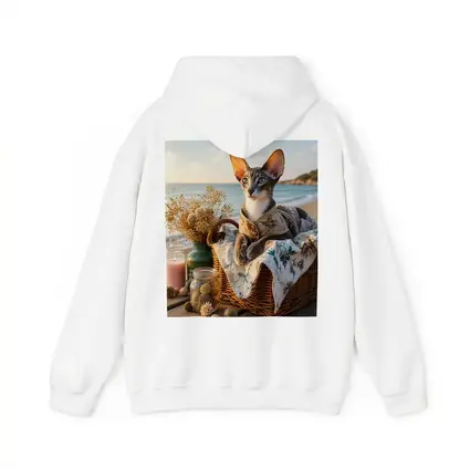 Oriental Shorthair Cat Cozy Beach Basket