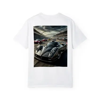 Pagani Zonda Racing on Track Dramatic Sky
