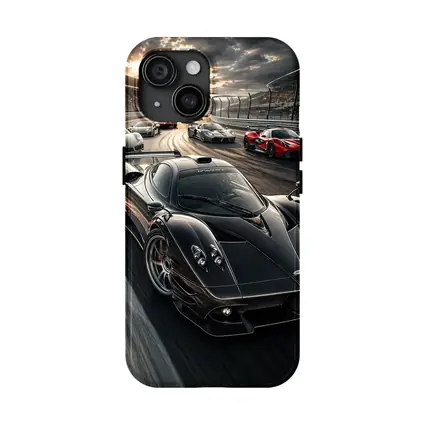 Pagani Zonda Racing on Track Sunset