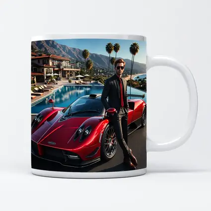 Pagani Zonda Red Supercar Luxury Villa