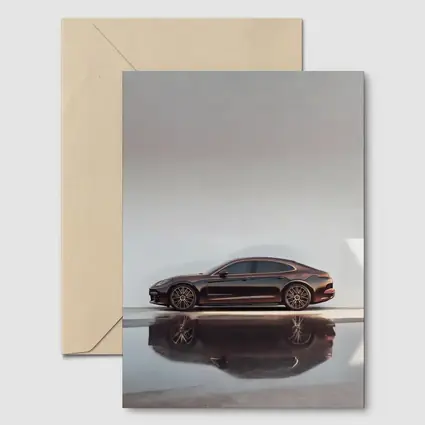 Porsche Panamera Dark Brown Minimal Studio