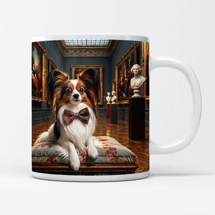 Papillon Dog Wearing Bow Tie Art Gallery