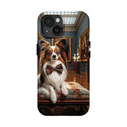 Papillon Dog Wearing Bow Tie Art Gallery