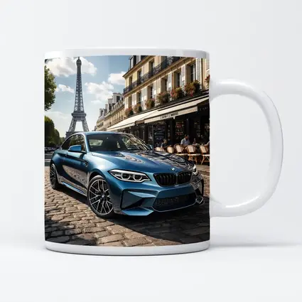 BMW M2 Parked on Paris Cobblestone Street