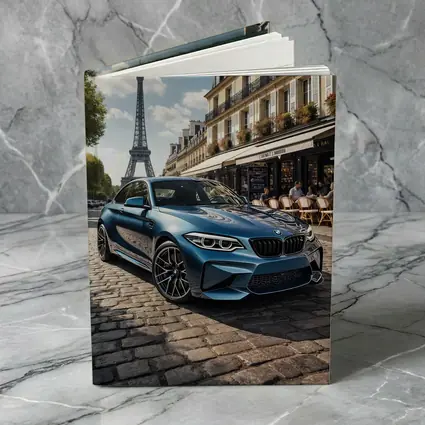 BMW M2 Parked on Paris Cobblestone Street