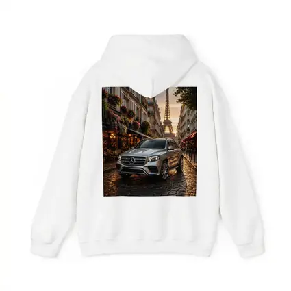 Mercedes GLB Silver SUV Paris Street