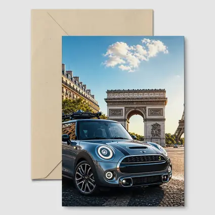 Mini Cooper S Paris Arc de Triomphe