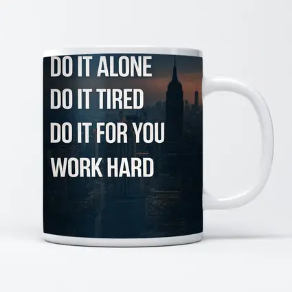 Persistence Hard Work Quote City Night