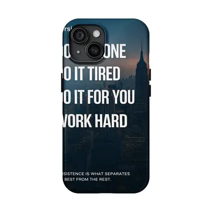 Persistence Hard Work Quote City Night