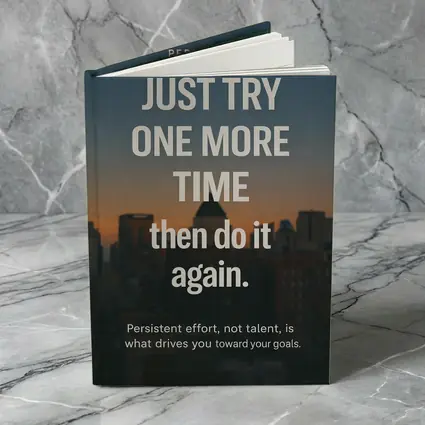 Persistence Motivation Quote City Skyline