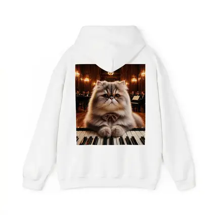 Persian Cat Pianist Concert Hall Orchestra
