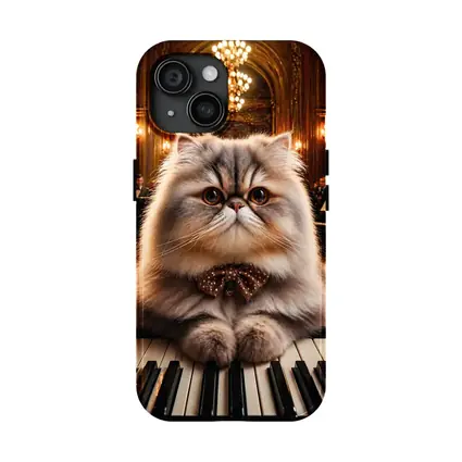 Persian Cat Pianist Concert Hall Orchestra