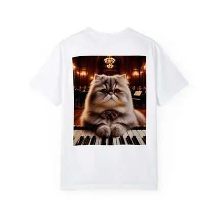 Persian Cat Pianist Concert Hall Orchestra
