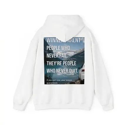 Winners Never Quit Mindset Mountain Lake
