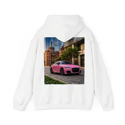 Pink Audi TT RS Urban City Setting