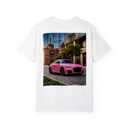 Pink Audi TT RS Urban City Setting
