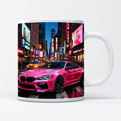 Pink BMW M6 Gran Coupe New York City